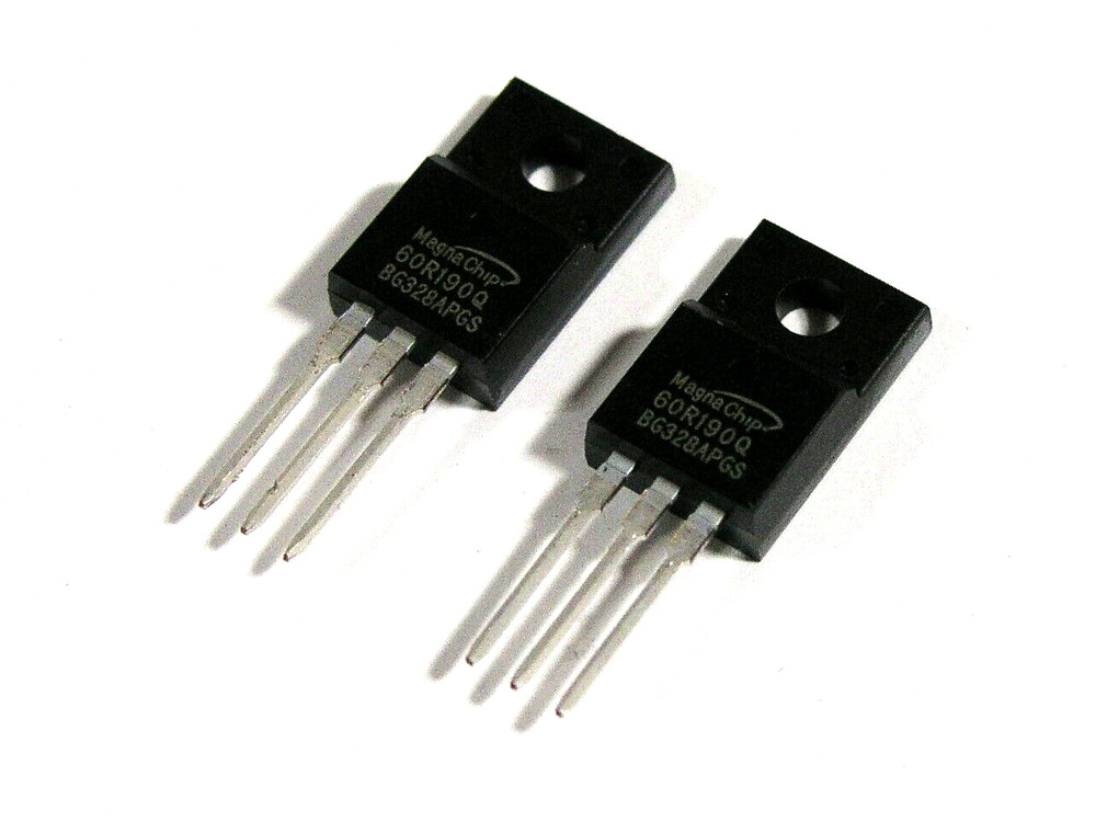 2Pcs MMF60R190Q 600V N-CHANNEL MOSFET 60RI90Q MMF60R190QTH TO220F-3