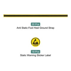20 x ESD Anti Static Foot Heel Ground Straps 11.8 x 0.60 Inch