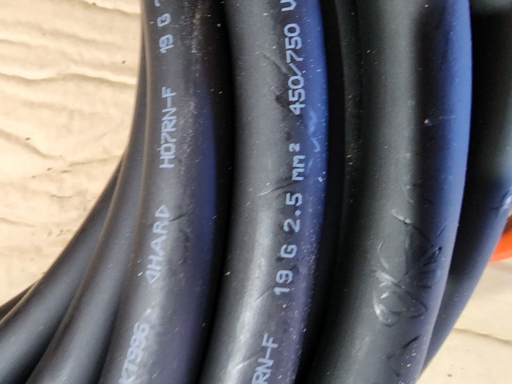 H07RN-F 1600156 Cord Cables 25 meters 450/750 19 G 2,5 mm2 Harsh Conditions