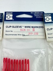 Brady Assorted Wire Marker Wand SCN-10 *LOT OF 4*