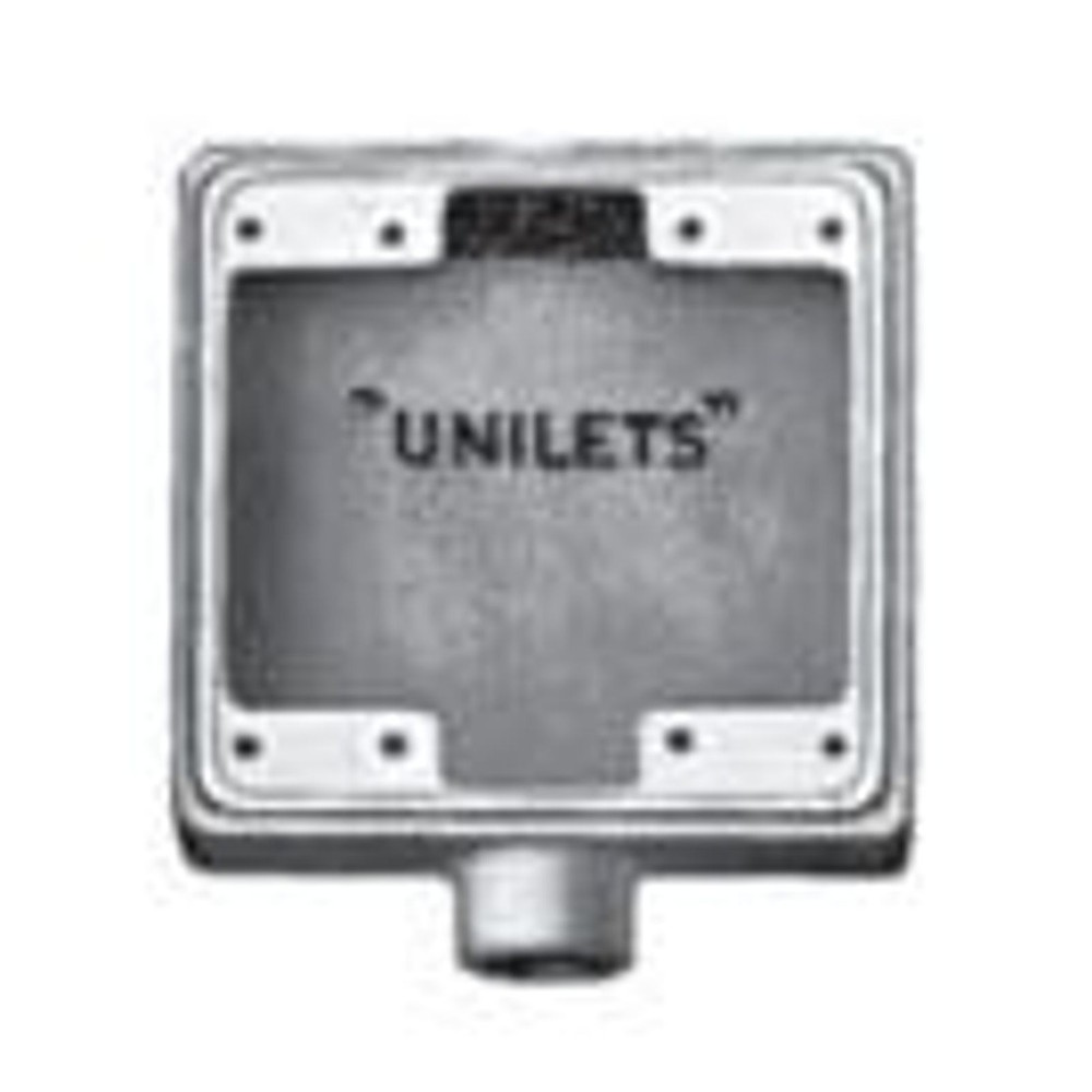 Appleton FS-2-100, 1″ Hub, Malleable Iron, Shallow, Cast Hub Device Box, 1 pc