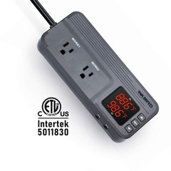 Temperature and Humidity Controller ITC-608T Pre-Wired Dual Stage Thermostat …