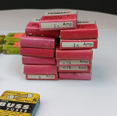 Mixed Lot Glass Fuses Buss Fuses Large Mixed Lot