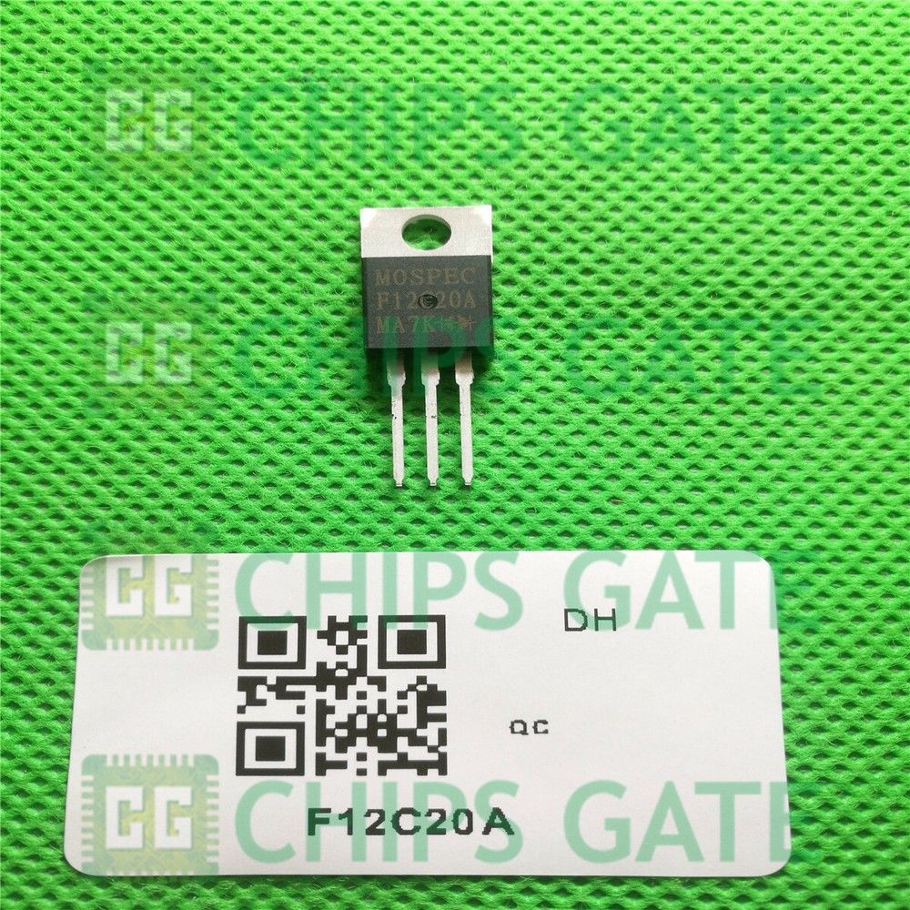 2PCS F12C20A Transistor POWER RECTIFIERS MOSPEC TO-220