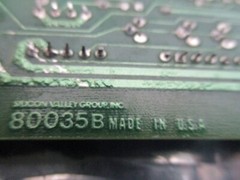 SILICON VALLEY GROUP SVG 80035B SVG80035B-03 PCB Silicon Wafer Scrubber, 107898