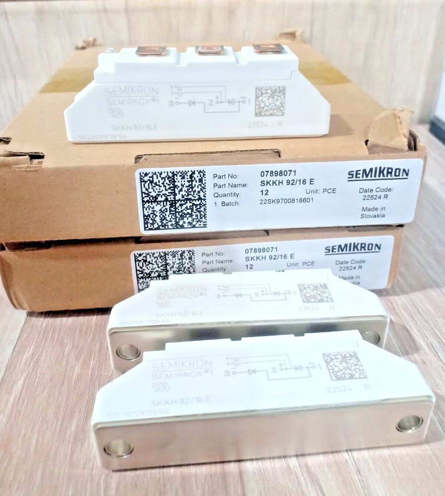 12PCS LOTS OF SKKH92/16E SEMIKRON THYRISTOR / DIODE MODULE SKKH92-16E- Brand New