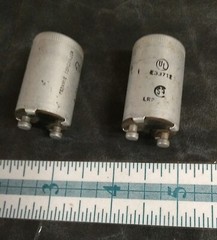 LOT OF 2 qs FS-25 Fluorescent Starters 18W 20W 22W 25W Fluorescent Lamps T8 T12