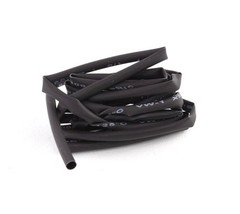 4 FT. 4′ Feet BLACK 1/8″ 3mm Polyolefin 2:1 Heat Shrink Tubing Tube Cable US UL