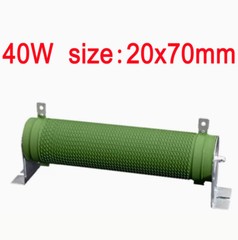 10W-7KW Ceramic Resistor 1Ω-200Ω Inverter Load Test w/Mounting Kit High-quality