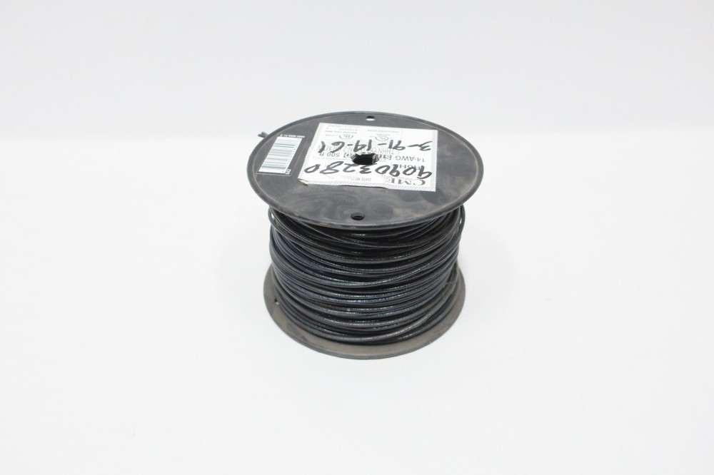 Cme E102470 Stranded Thhn/thwn-2/mtw Black Wire 14awg 500ft