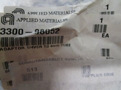 AMAT 3300-98052 Adaptor, 1/4 VCR TO 6mm Tube, 101652