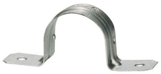 SEPCO 2142S, 1/2″, Steel, 2-Hole Snap-On, EMT Conduit Strap, 1 pc