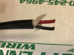 25′ West Penn Wire AQ226 1 Pair 14 AWG Stranded Outdoor Aquaseal Cable