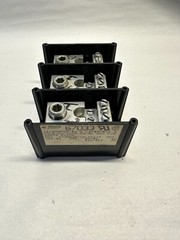 Gould Power Distribution Block 67033, 600VAC/DC, 3-Pole, 310 Amps, 1 In, 6 Out