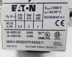 Eaton Motor Circuit Breaker PKZM0-25 XTPR025BC1 + NHI11-PKZ0/XTPAXSA11
