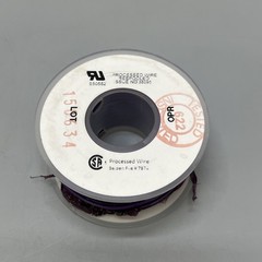 AlphaWire Hook-up Wire Approx. 75ft Spool Violet 7055 V1005 22AWG DOM: 0323