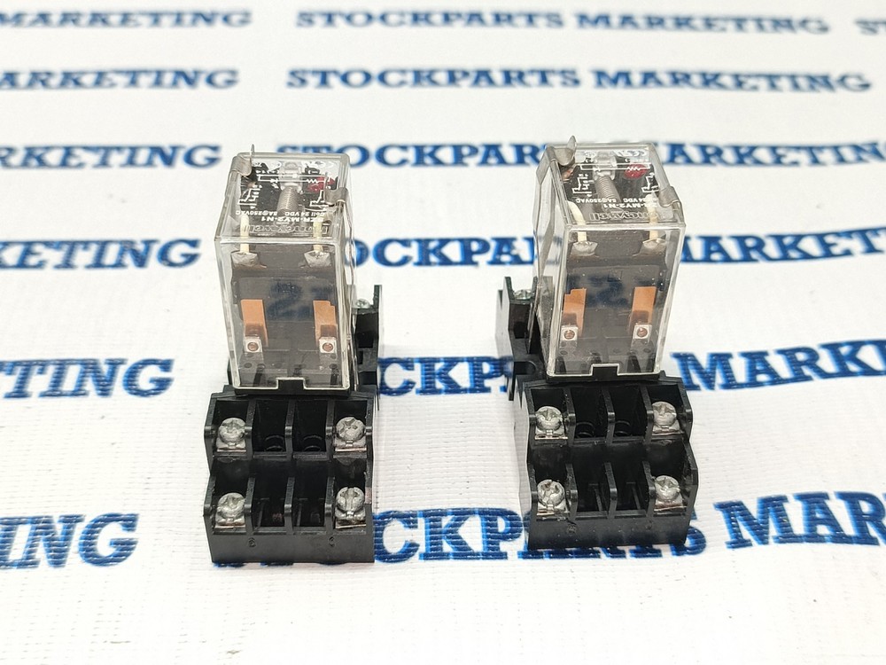 LOT 2 PCS HONEYWELL SZR-MY2-N1 RELAY W/ SOCKET FAST SHIPPING 30D WARRANTY!!!