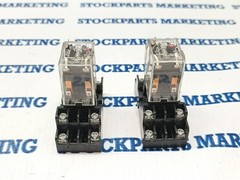 LOT 2 PCS HONEYWELL SZR-MY2-N1 RELAY W/ SOCKET FAST SHIPPING 30D WARRANTY!!!