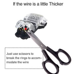 Low Voltage Wire Connectors Quick Solderless Wire Splice Connector 1/2/3 Way 24X
