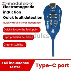 5pcs Type-C XA5 Motherboard Coil Tester Electromagnetic Inductor Detector Tool