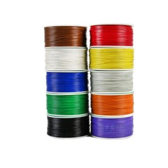 0.2mm 30AWG Insulated Silver Plated Single Core Copper PCB PVC Wrapping Wire