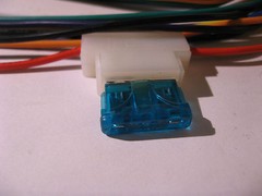 Cable Harness Assembly 10 Pin Wire Color Coded 45 Inch Inline Fuse 15A NOS Qty 1