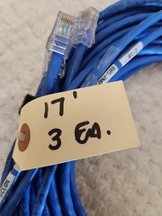Quabbin 5508 DataMax Patch Cable Cat5E 24 AWG 3 Pair 17′ Each