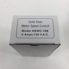 KB Electronics H9001C Solid State Motor Speed Control KBWC-16K 6A 120VAC