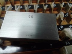 87 PCS/SET METRIC GAGE BLOCK SET, DIN861 GRADE 1 W. CERTS. #702F-87-1–new
