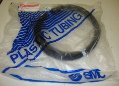 SMC Tubing Hard Polyurethane Model # TUH0425 4″ x 2.5″ Black 20FT 18620ELS