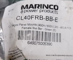 (Qty. 25) CL40FRB-BB-E Marinco CL Series Panel Mounts 400A/600V Female Bus Bar