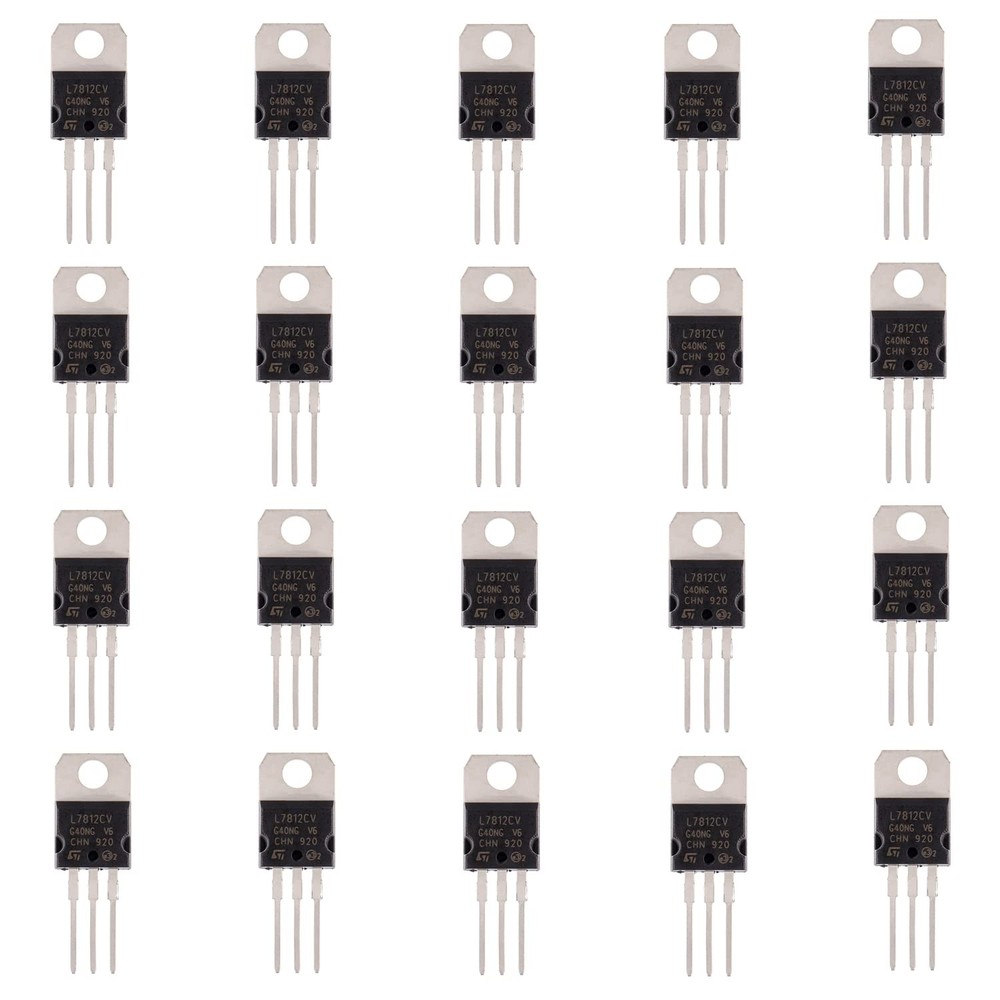 BOJACK IC 7812 Voltage Regulator Output 12 V 1.5 A Integrated Circuits L7812 …