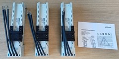 Wöhner 32659 (3 pieces) – EQUES 60Classic busbar adapter 32 A