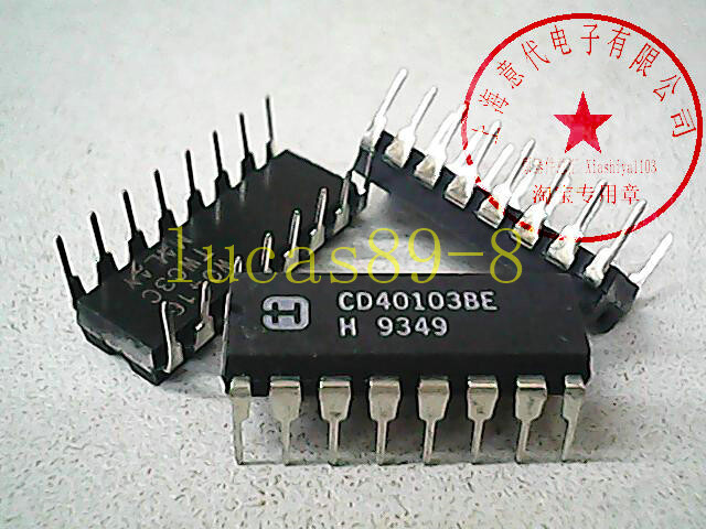 (1PCS) CD40103BE IC SYNC DOWN COUNTER 8STG 16-DIP 40103 CD40103