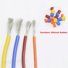 Flexible Silicone Cable 2awg~30awg UL 0.08mm Stranded Hook-up Wire Tinned Copper