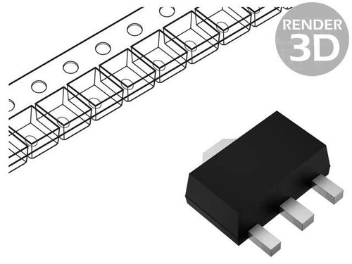 5X FCX555TA Transistor: PNP DIODES INCORPORATED