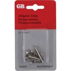 GARDNER BENDER 1-1/4 IN. MINI NON-INSULATED ALLIGATOR CLIP (4-PACK)