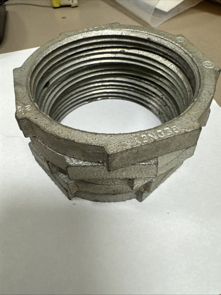 OZ-GEDNEY 1-250, 2-1/2″, Steel, Threaded, IMC/Rigid Conduit Locknut, Qty Of 5