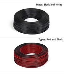 UL2468 2-Way PVC Heavy Duty Flat Wire Cable , 16/18/20/22/24/26/28/30 AWG