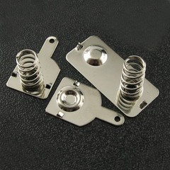 Metal Battery Holder Spring Solder Tab Set for AA Positive Negative Contact
