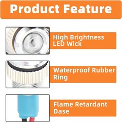 12V 24V 110V 20mA Energy Saving Indicator Light 8mm Mounting Hole Green Yellow