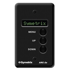 Symetrix Adaptive Remote Control ARC-2e(black)-Brand new in box, out of warranty