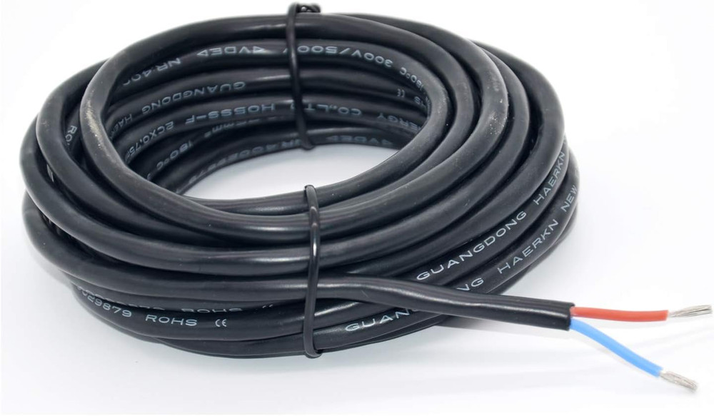 18 Awg 0.75Mm² Silicone Wire 2 Conductors Cores Wire 20Ft 18/2 Gauge Soft and Fl