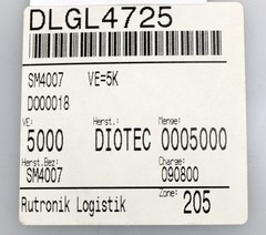 DIOTEC 1000x Silicon Surface Mount Rectifier Diodes SM4007