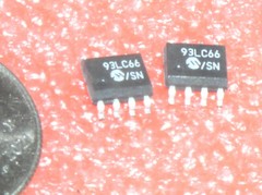 2 NEW MICROCHIP 93LC66 4K MICROWIRE N-SERIAL E EPROM IC SN 8-SOIC USA