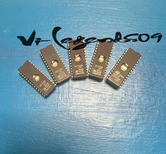 5 PCS IC M27C256B-12F1 – 27C256F EPROM UV 256kbit DIP-28 UV EPROM Erasable