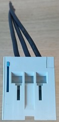 Wöhner 32659 (3 pieces) – EQUES 60Classic busbar adapter 32 A