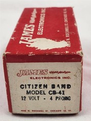 James Electronics Citizen Band Model CD-41 12V / 12 Volt – 4 Prong