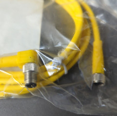 Turck Cordset PKG 3M-2-PSW 3M Straight Female M8 to Right angle Male M8 picofast