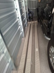 parking lot lighting 4″ steel poles, 20′ tall 3 led each pole